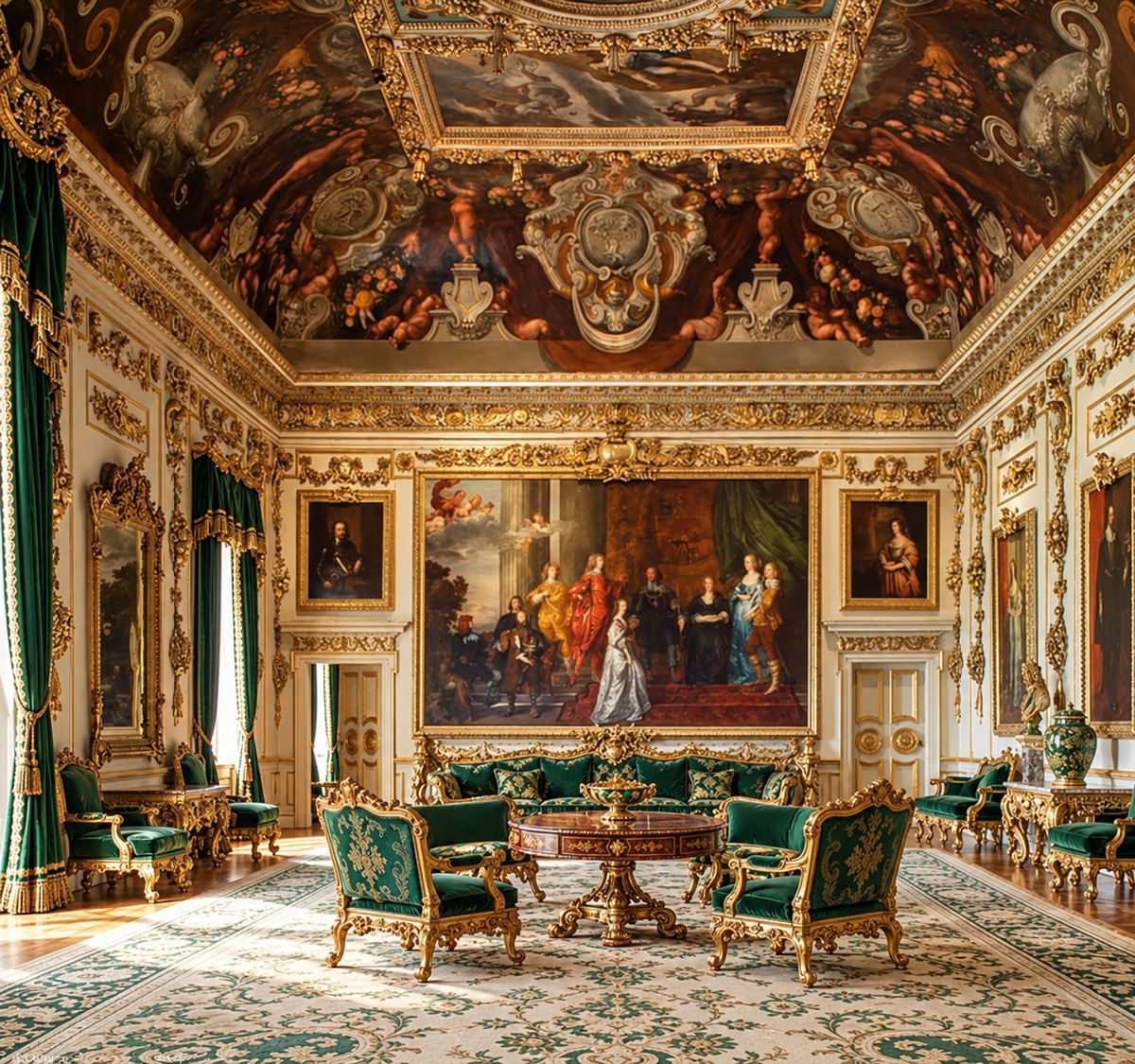 A Baroque interior.