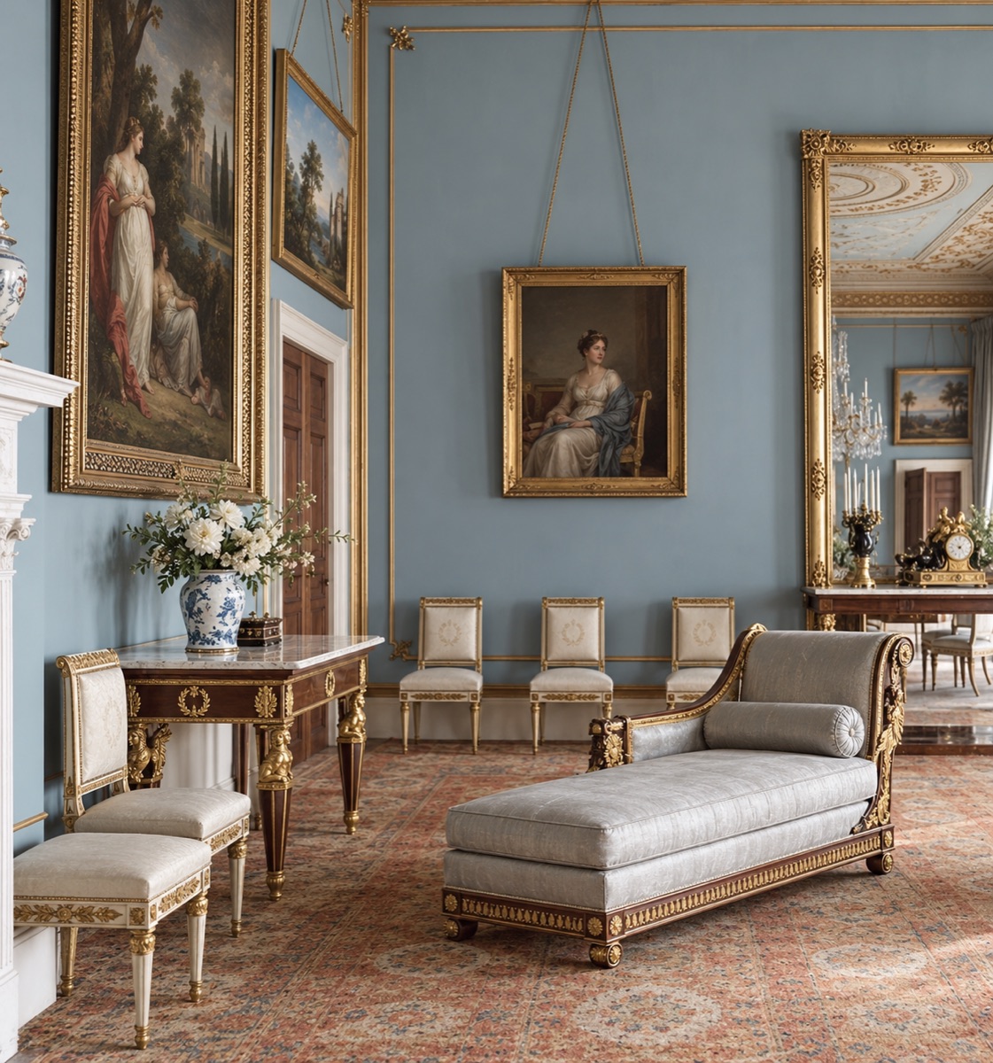 A Empire interior.