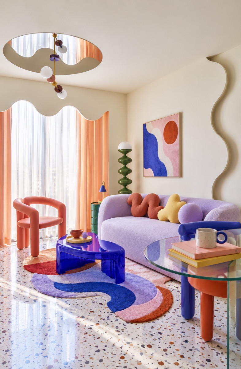 A Memphis interior.