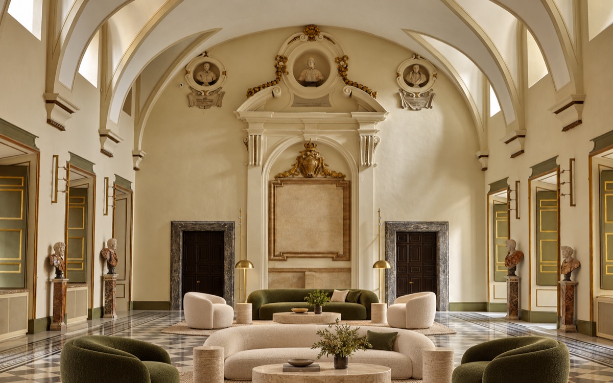 A Renaissance interior.