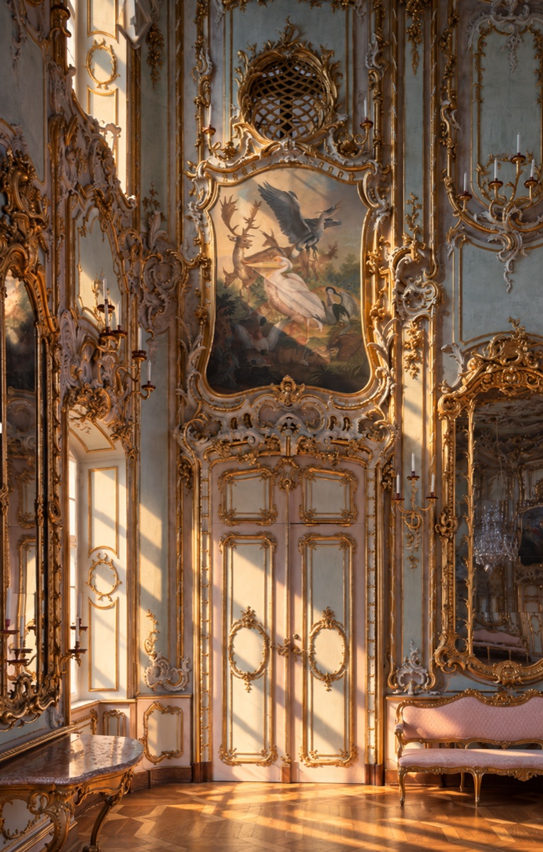 A Rococo interior.